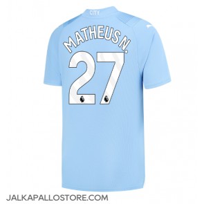 Manchester City Matheus Nunes #27 Kotipaita 2023-24 Lyhythihainen